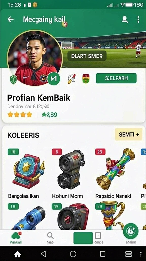 9win - Tampilan awal aplikasi yang menarik dan memikat.