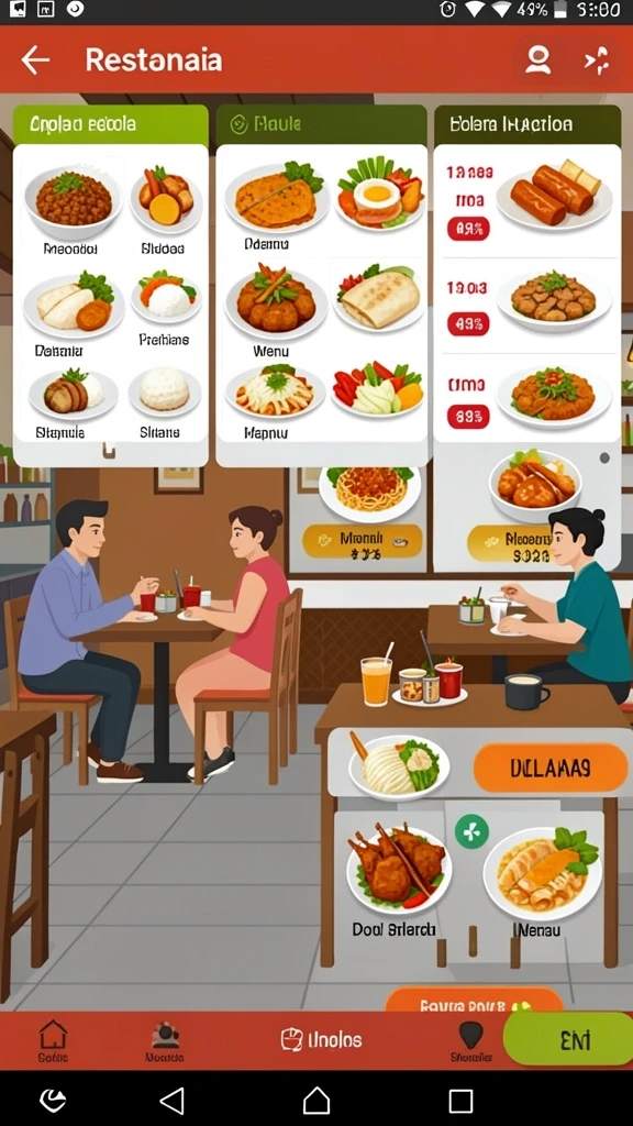 kartutoto - Tampilan antarmuka yang menarik dan mudah digunakan.