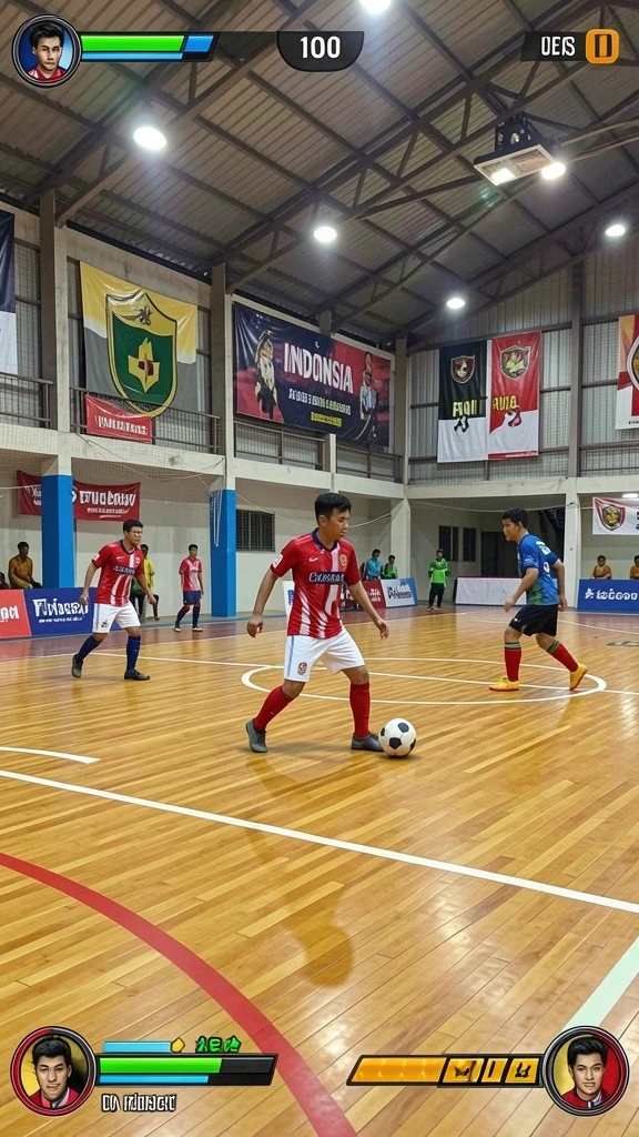ollo4d - Screenshot memperlihatkan interaksi dengan pemain lain dalam tim.