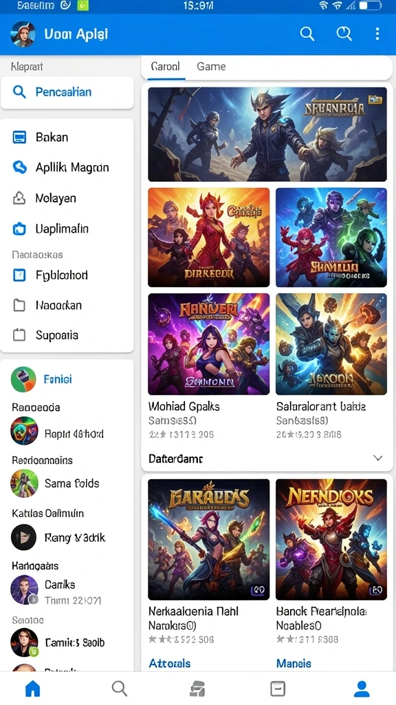 rajalangit77 - Adegan eksplorasi yang menakjubkan di dalam dunia game.