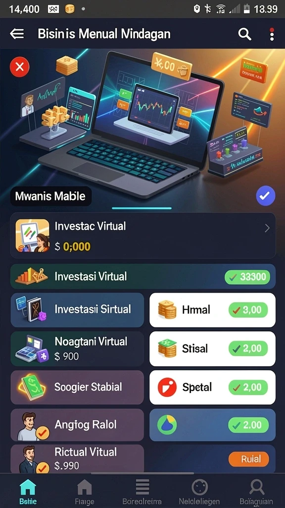 sinartogel - Menu permainan yang mudah diakses.